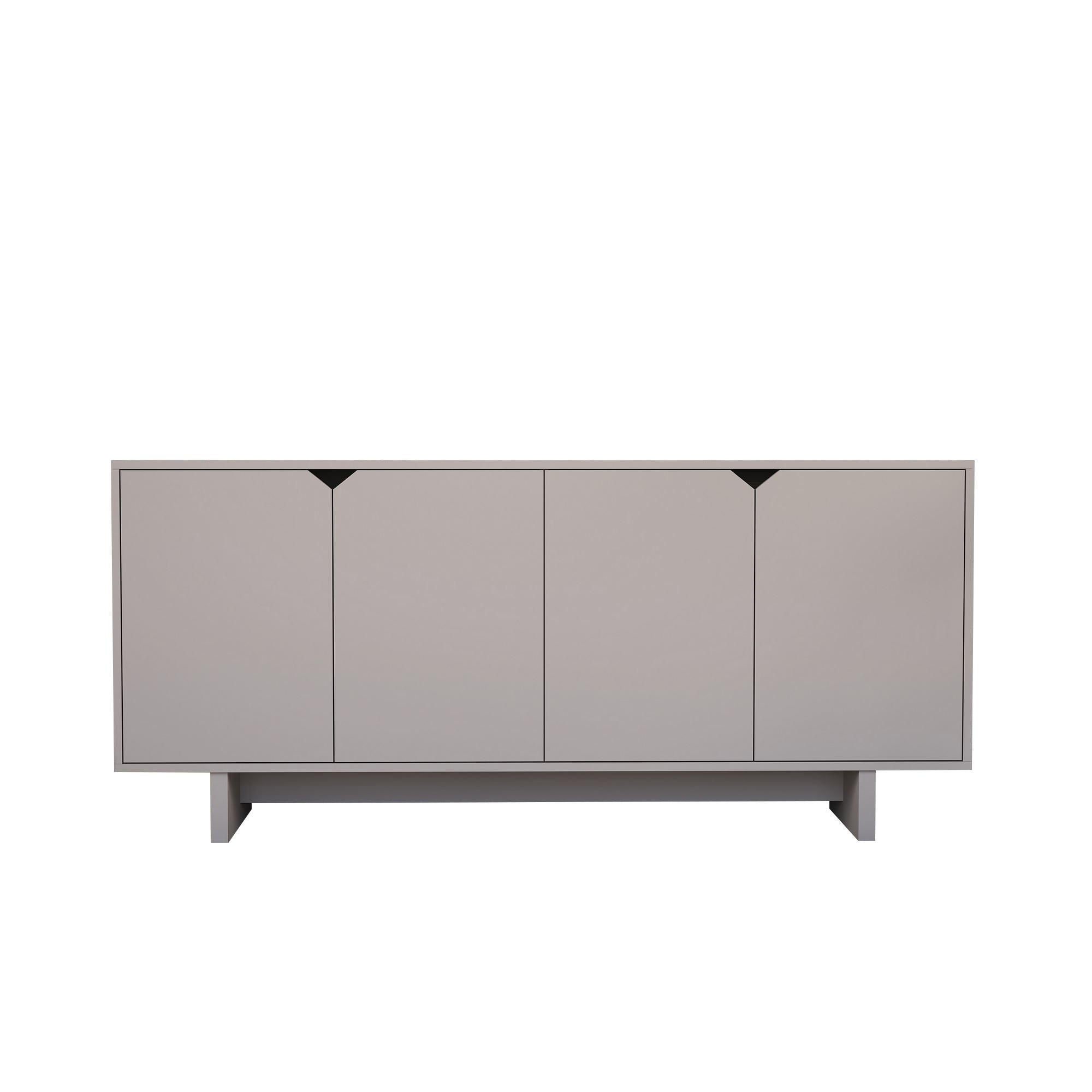 BUFFETSCHRANK oz beige - Beige, Holz (40/81/180cm) - Habitat Garten