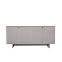 BUFFETSCHRANK oz beige - Beige, Holz (40/81/180cm) - Habitat Garten