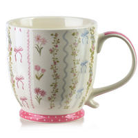 HRNEK SASSY, porcelán, 10 x 14,5 x 10,5 cm - růžová, keramika (0.51L) - Mondex