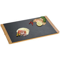 SERVIERTABLETT Schiefer Anthrazitfarben 45/30/1,5 cm - Anthrazit, Stein (30/1.5/45cm) - Kesper