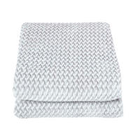 SAMT-WOHNDECKE Mora 130/160 cm, Jacquard - Grau, Textil (130/160cm) - Homescapes