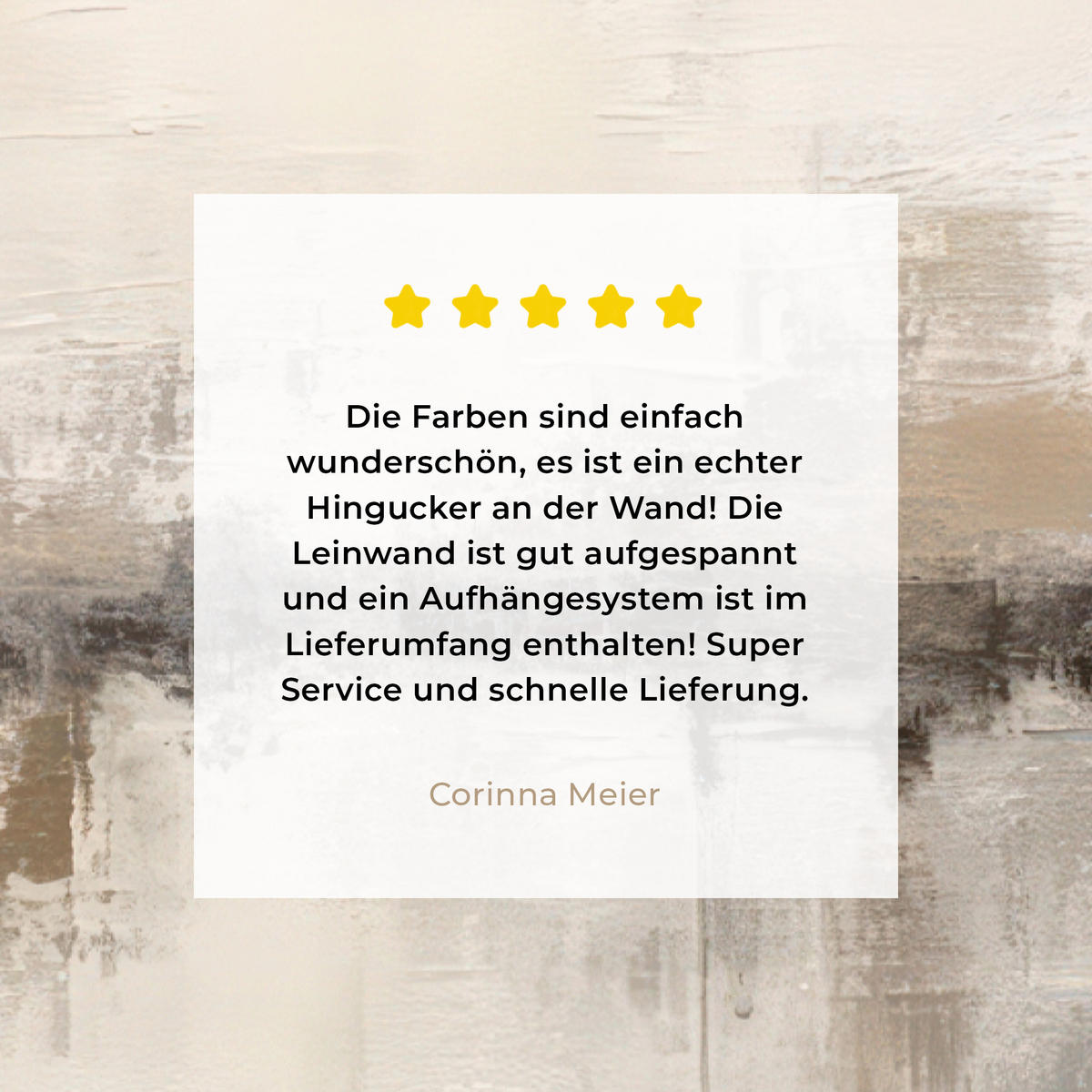 LEINWANDBILD Moderne Kunst - Abstrakt - Beige Deko Groß 90x140 cm - Beige, Textil (90/140cm) - MuchoWow