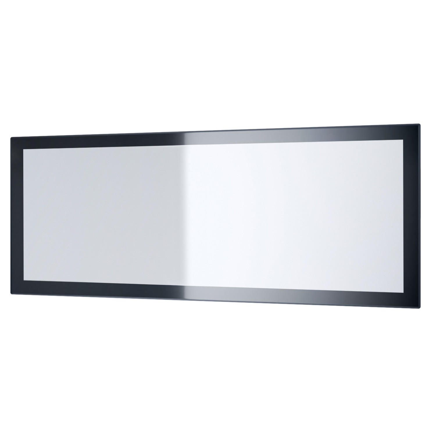 SPIEGEL Lima Schwarz Hochglanz - Schwarz Hochglanz, Holzwerkstoff (139/55/2cm) - Vladon