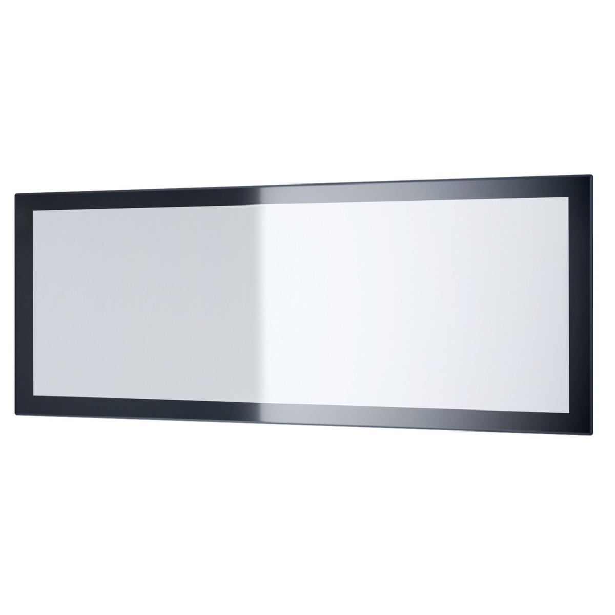 SPIEGEL Lima Schwarz Hochglanz - Schwarz Hochglanz, Holzwerkstoff (139/55/2cm) - Vladon