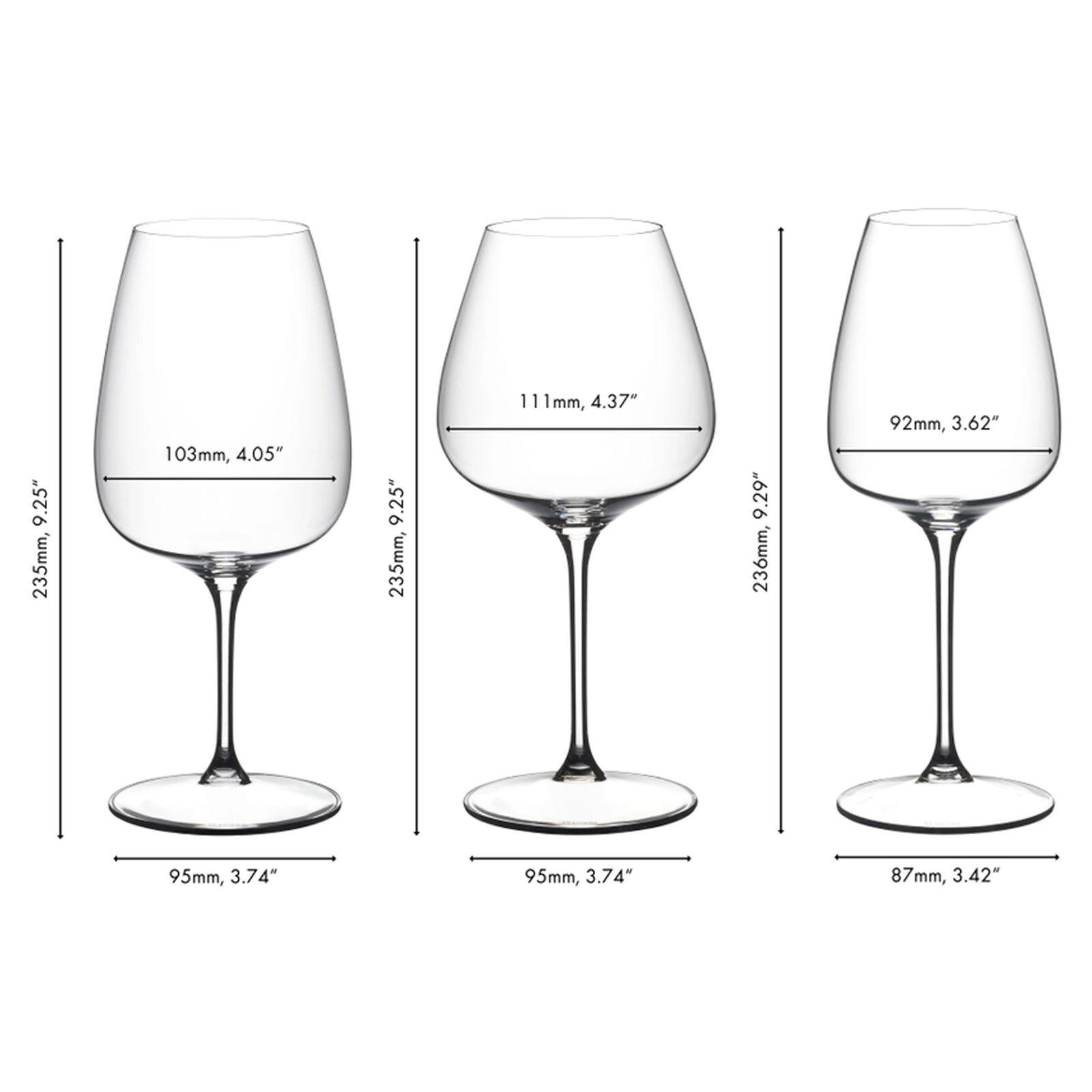 WEINGLÄSER-SET Grape transparent 18er Set - Transparent, Glas - Riedel