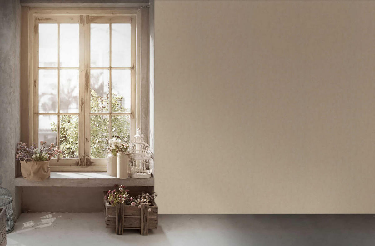 VLIESTAPETE Beige 53/1005 cm - Beige, Kunststoff/Textil (53/1cm) - KUNSTLOFT