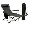 GARTEN LIEGESTUHL klappbar in Schwarz - Schwarz, Metall (53/88/156cm) - Coemo