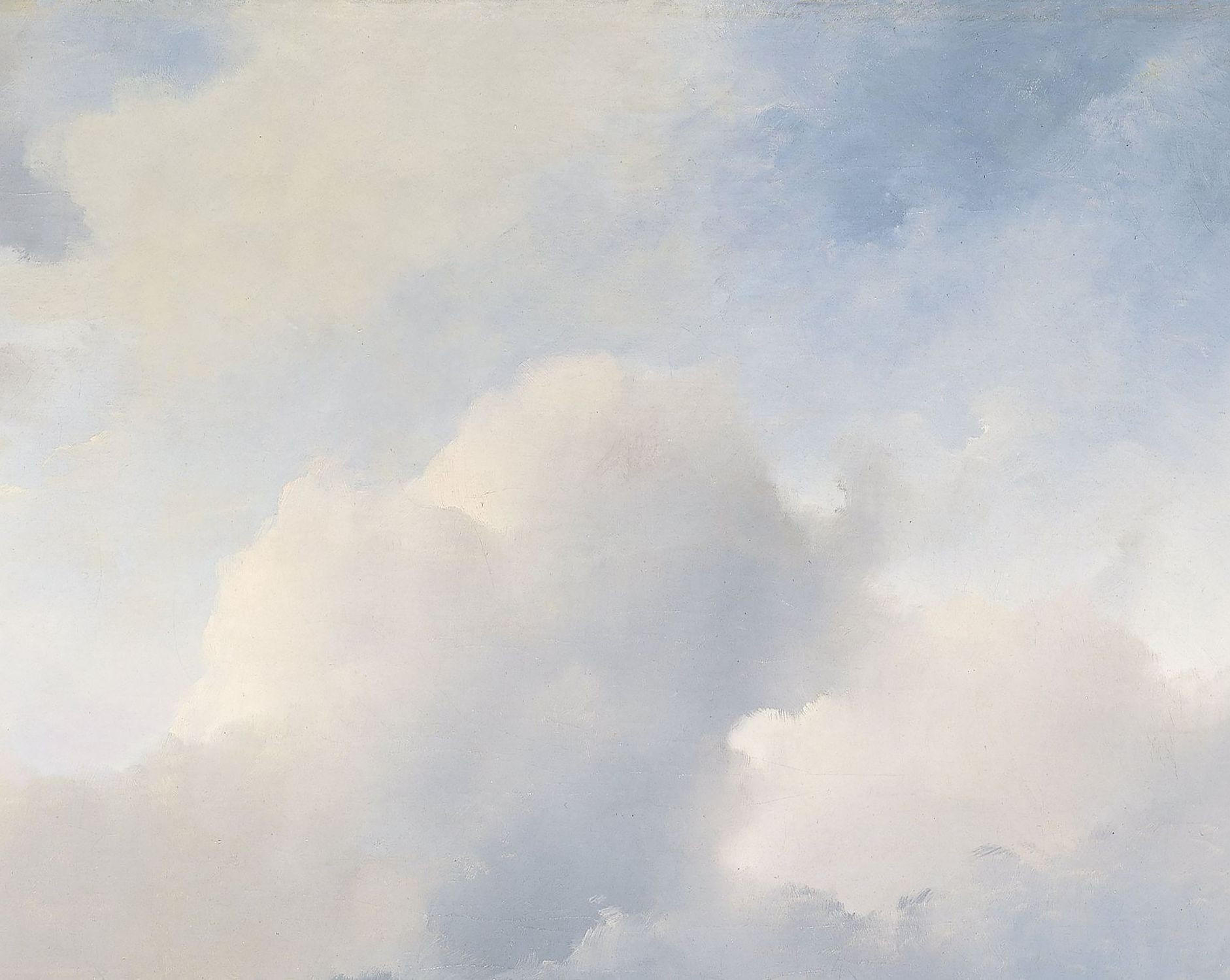 FOTOTAPETE Wolken 350 x 279 cm - Blau, Papier (350/279cm) - ESTAhome