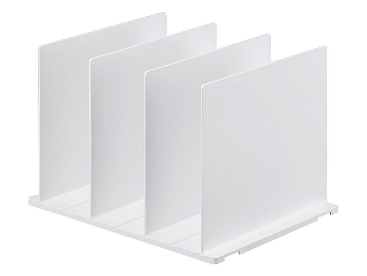 TASCHEN-ORGANIZER Smart weiß 31/21/24 cm (2er Set) - Weiß, Kunststoff (31/21/24cm) - Yamazaki