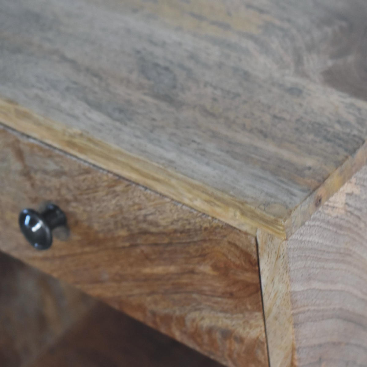 NACHTTISCH Levitate - Kastanienfarben/Messingfarben, Holz/Metall (30/30/25cm) - Artisan Furniture