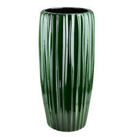 VASE Manon Grün 24,5/31/64cm Keramik - Grün, Keramik (65cm) - Mondex