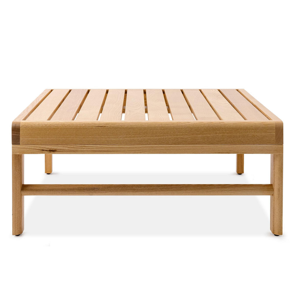 GARTENTISCH ATREDA - Eschefarben, Holz/Textil (80/70/30cm) - KONSIMO®