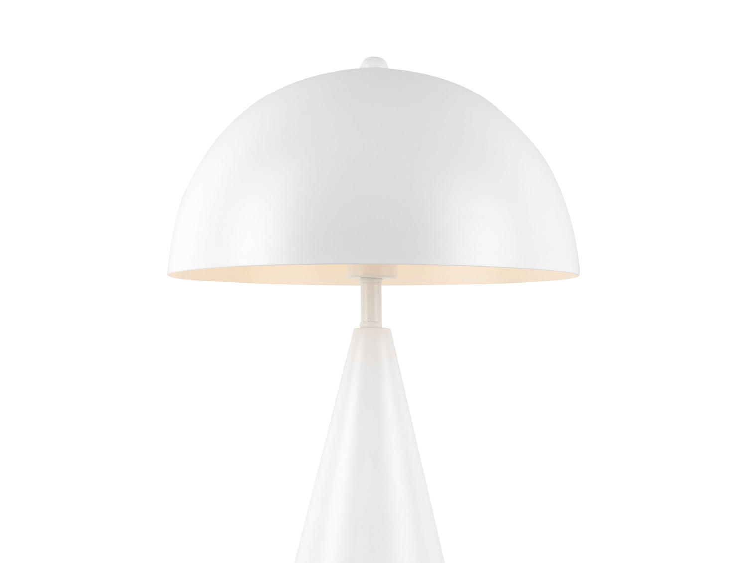 TISCHLAMPE Sublime 25/25/35 cm - Weiß, Metall (25/25/35cm) - Leitmotiv