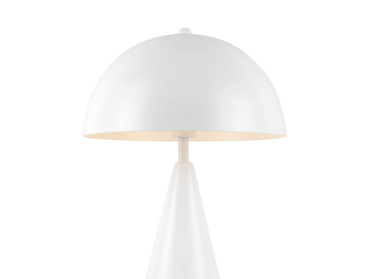 TISCHLAMPE Sublime 25/25/35 cm - Weiß, Metall (25/25/35cm) - Leitmotiv