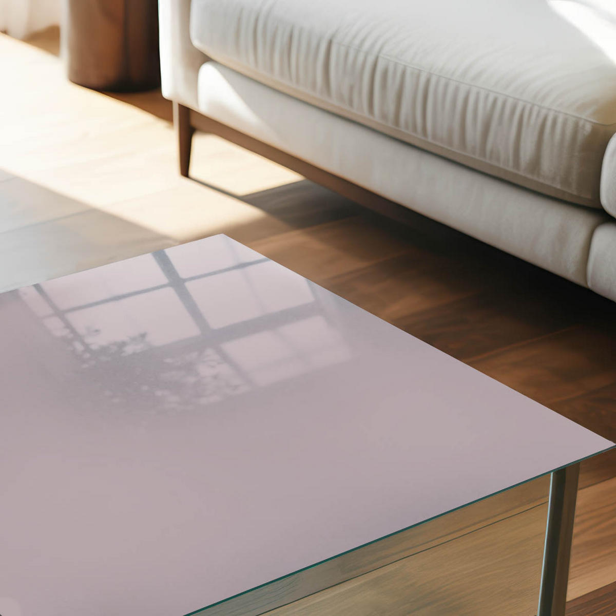 GLASPLATTE 80x60 cm – Pastelllila - Pink, Glas (0.4/80/60cm) - ArtPrintCave