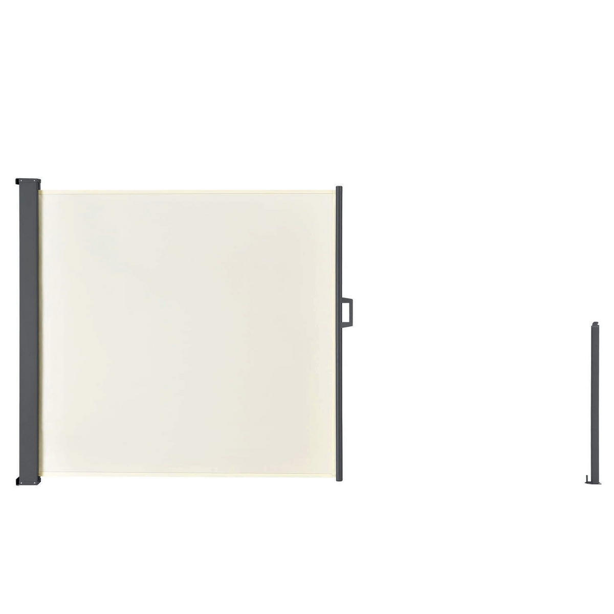 SEITENMARKISE Dubai beige 300x180 cm - Beige, Kunststoff (300/180/300cm) - Juskys