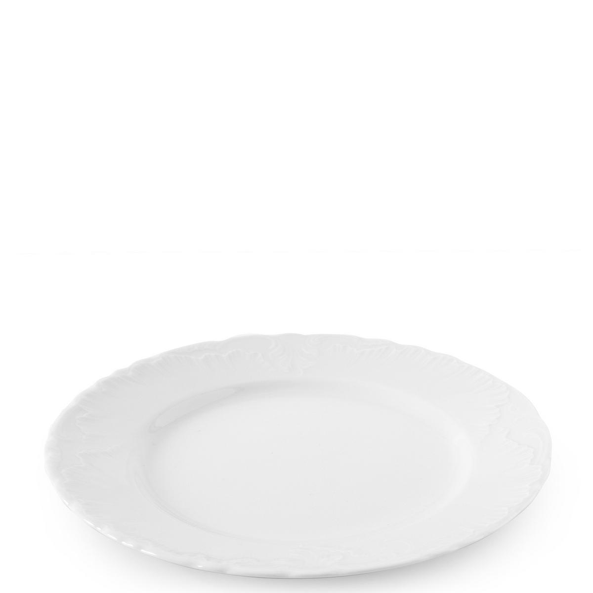 TAFELSERVICE Cmielow Rococo 18-tlg - Weiß, Keramik (25/2/25cm) - KONSIMO®