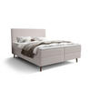 BOXBETT NARA mit Matratze H3, Bonell und Topper 160x200 POSO 100 - Beige, Textil (160/200cm) - Bedante