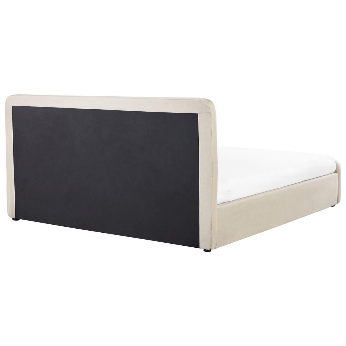BETT mit Stauraum 180x200 cm Beige Rennes - Beige, Textil (180/200cm) - Beliani
