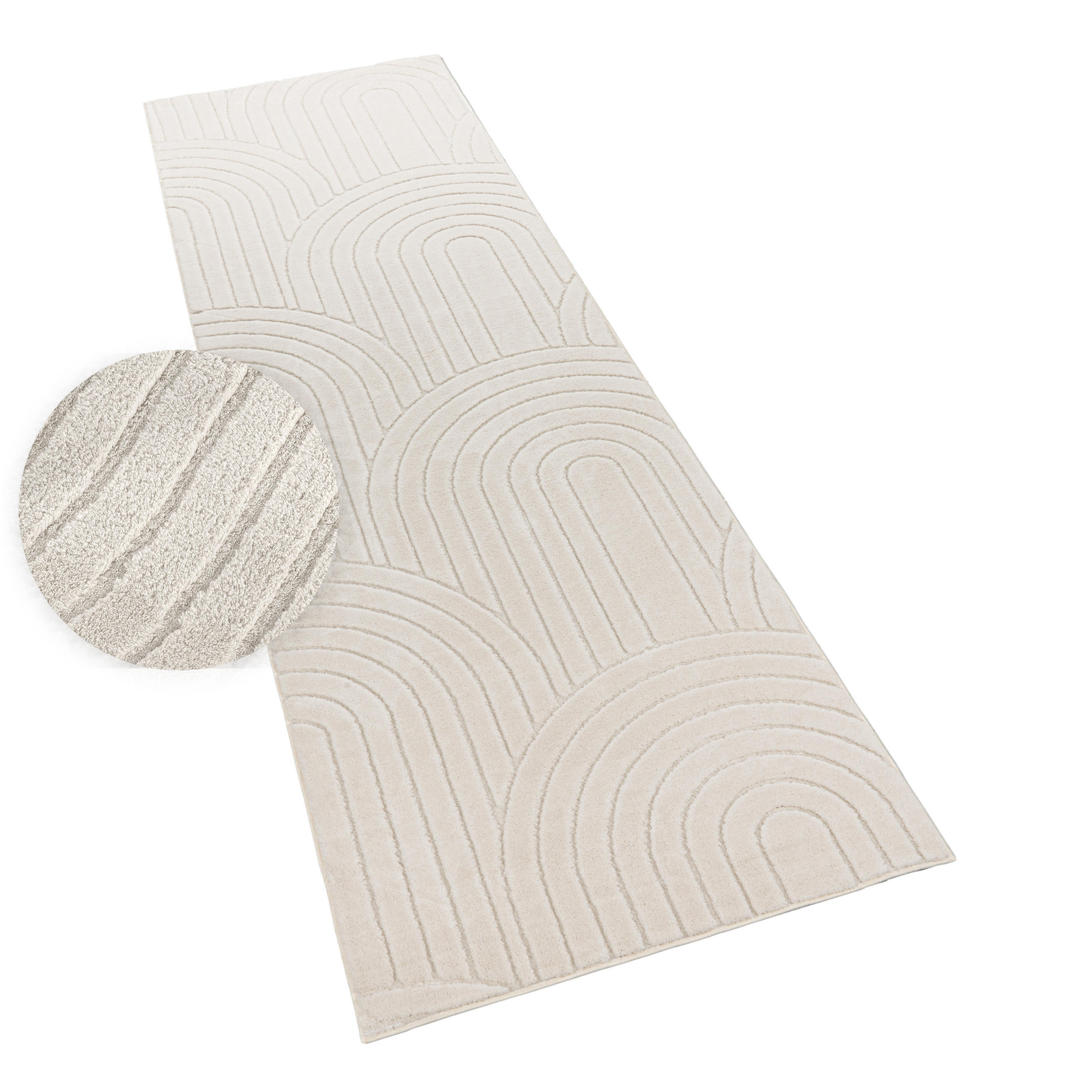 HOCHFLORTEPPICH 80/150 cm Tokio 471 - Creme, Textil (80/150cm) - Paco Home