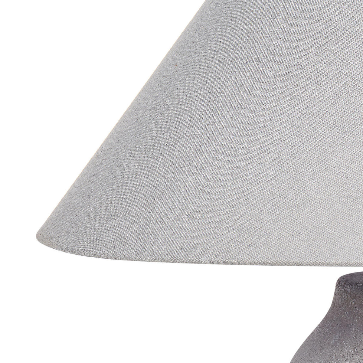 TISCHLEUCHTE Grau Graliwdo - Grau, Keramik (45/45/58cm) - Beliani