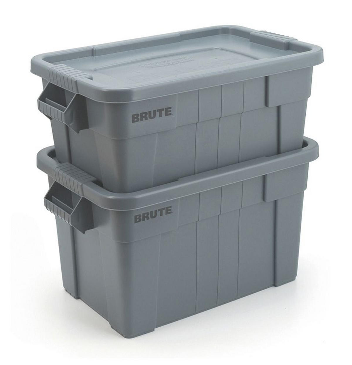 AUFBEWAHRUNGSBOX Mit Deckel und Griffen 75,5 Liter Grau - Grau, Metall (44.1/38.4/70.7cm) - PROREGAL