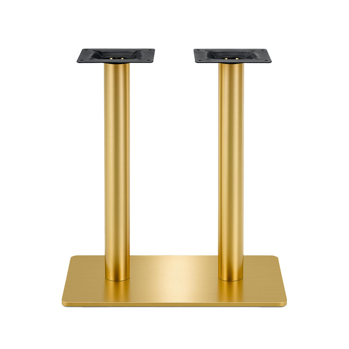 TISCHBEIN, Gold - Gelb, Metall (45/72/45cm) - Oviala