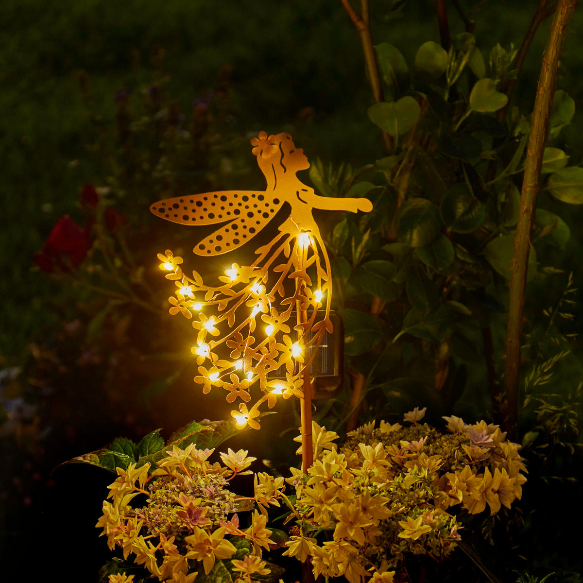 LED-SOLAR-GARTENSTECKER - mit Dämmerungssensor und wetterfestem Design für stilvolle Außenbeleuchtung, 1er-Set - Weiß, Kunststoff (3/17/50cm) - Northpoint