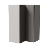 ECKHÄNGESCHRANK Salo W14/60 Grau / Dust Grey Matt 60 / 60 / 96cm - Grau, Holz/Holzwerkstoff (60/96/60cm) - Feldmann-Wohnen