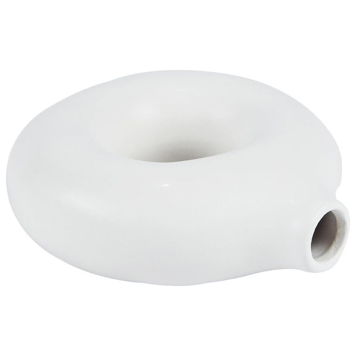 VASE Kunststoff - Weiß, Keramik (20cm) - LIBRATON