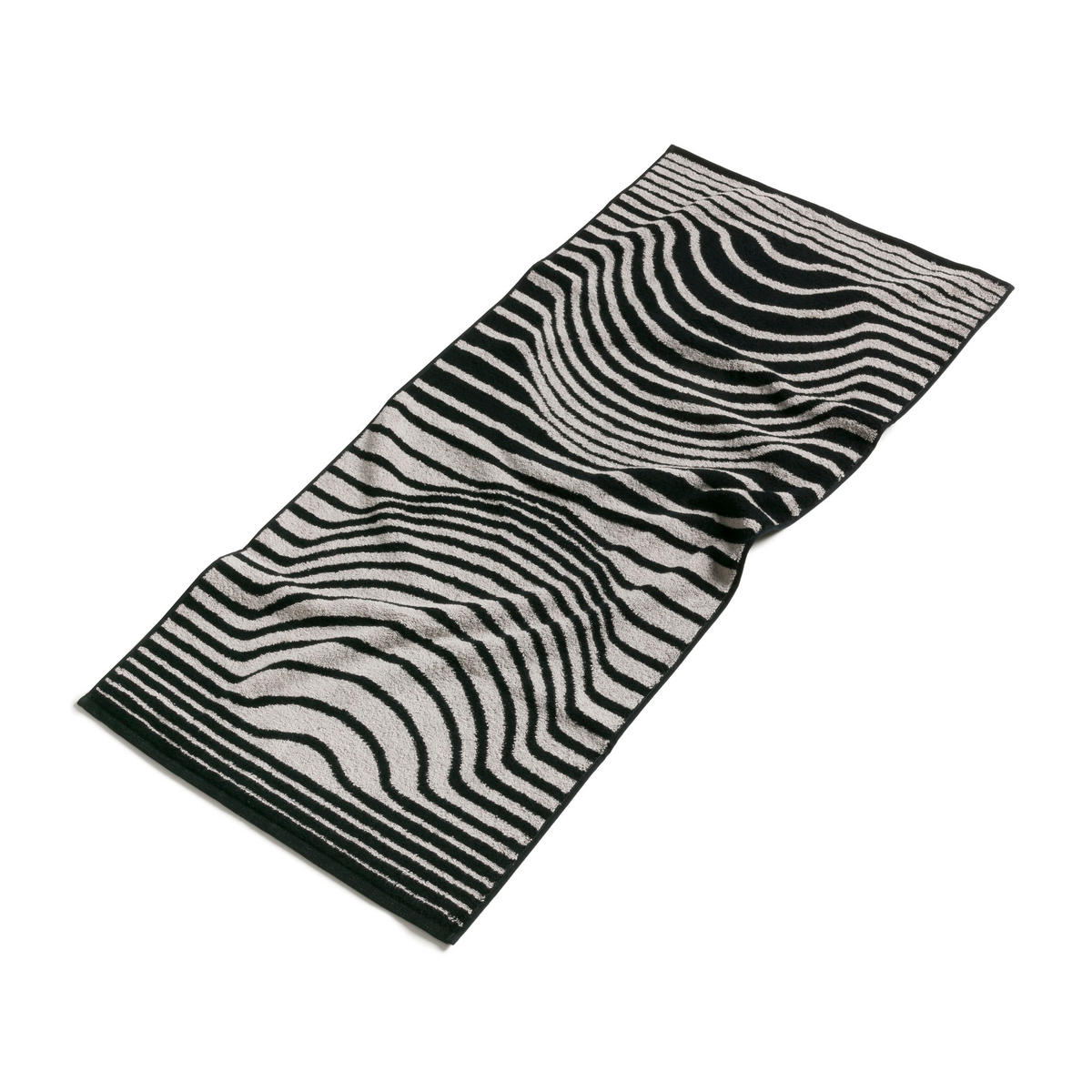 HANDTUCH ILLUSIONS - Kaschmir/Schwarz, Textil (50/100cm) - MÖVE