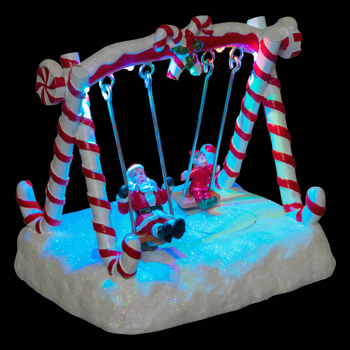 WEIHNACHTSFIGUR mit Beleuchtung 16/12,5 cm - Multicolor, Kunststoff (12.5/16/16cm) - Fééric Lights and Christmas