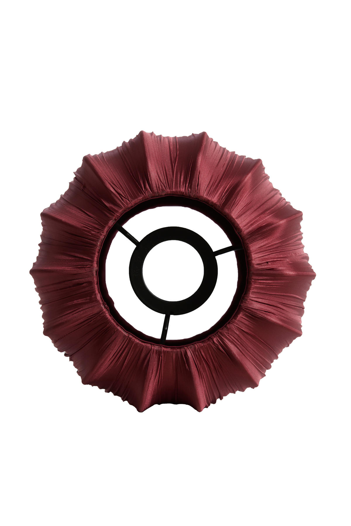 LAMPENSCHIRM Farol Rot 20/20/28 cm - Rot, Textil (20/20/28cm) - Light & Living