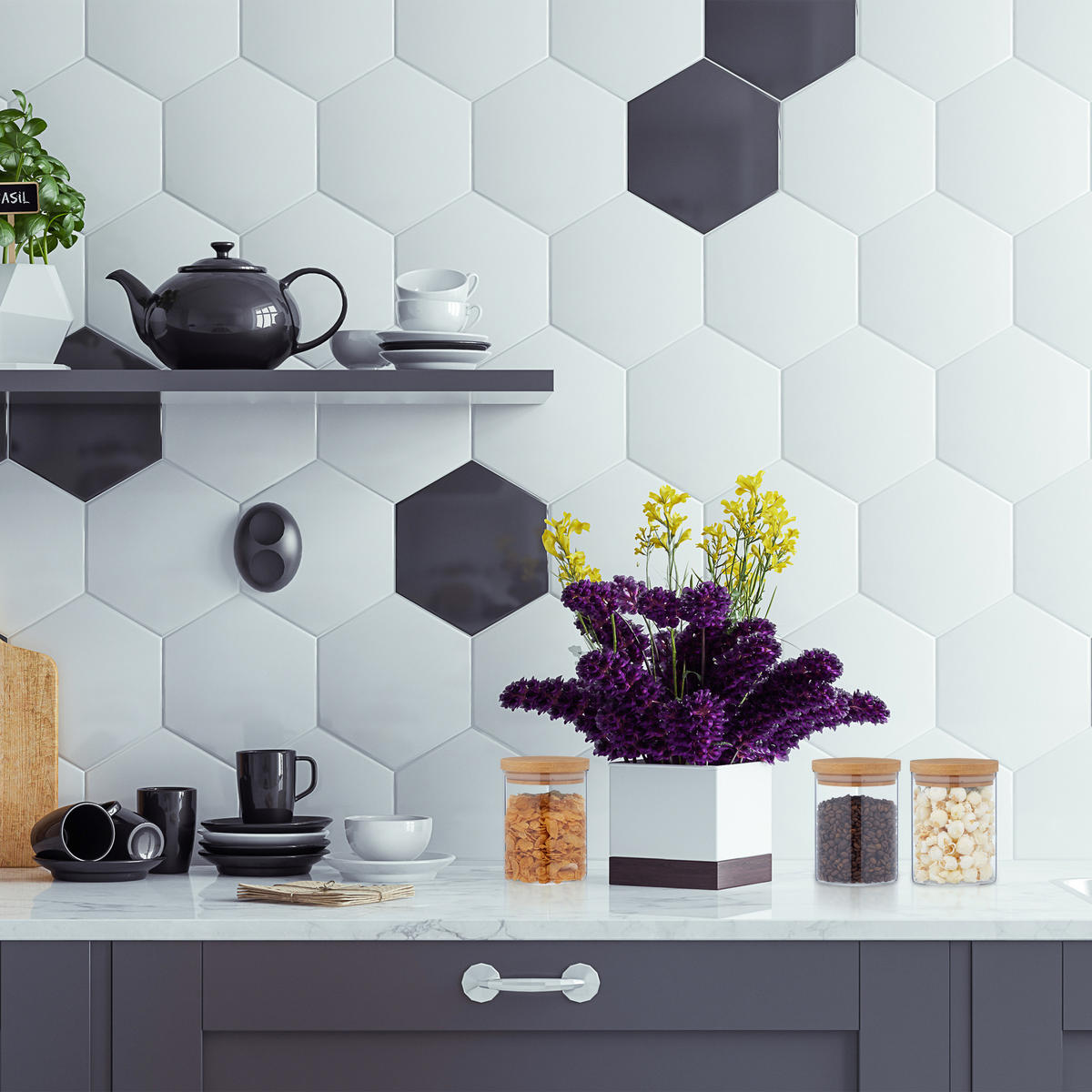 3XVORRATSGLAS - Transparent, Glas/Holz (10/13/10cm) - Relaxdays