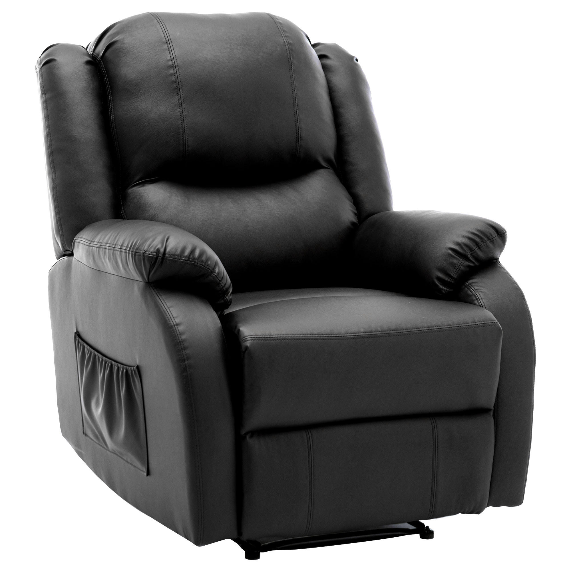 Evryae Relaxsessel Schwarz 80x100x90 cm