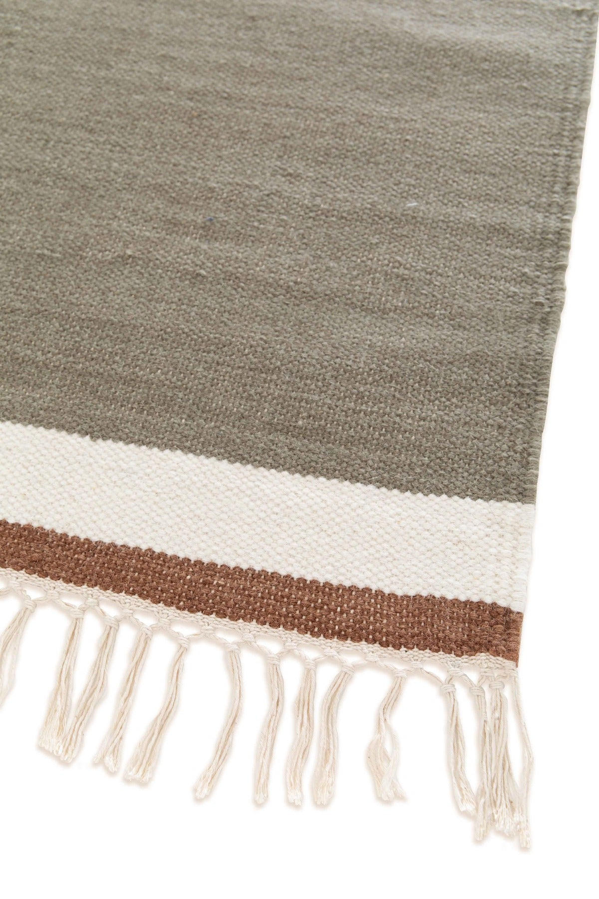 TEPPICH aus Wolle und Baumwolle bruin - Braun, Naturmaterialien (200/290cm) - AFK Living