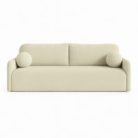 SCHLAFSOFA GLORI mit Bettkasten - QUELLE 02 - Creme, Textil (206/95/87cm) - Dekori_Interiors
