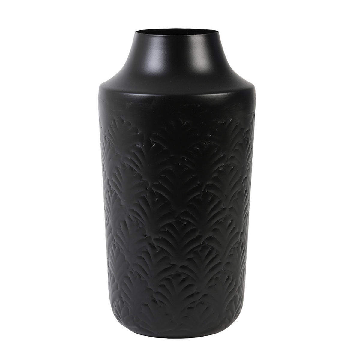 VASE ERIKSEN Ø19x37 cm, Schwarz - Schwarz, Glas (37cm)