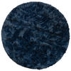 LUXUS SUPER SOFT FELLTEPPICH ASPEN RUND MELIERT - Dunkelblau, Textil (160/160cm) - Pergamon