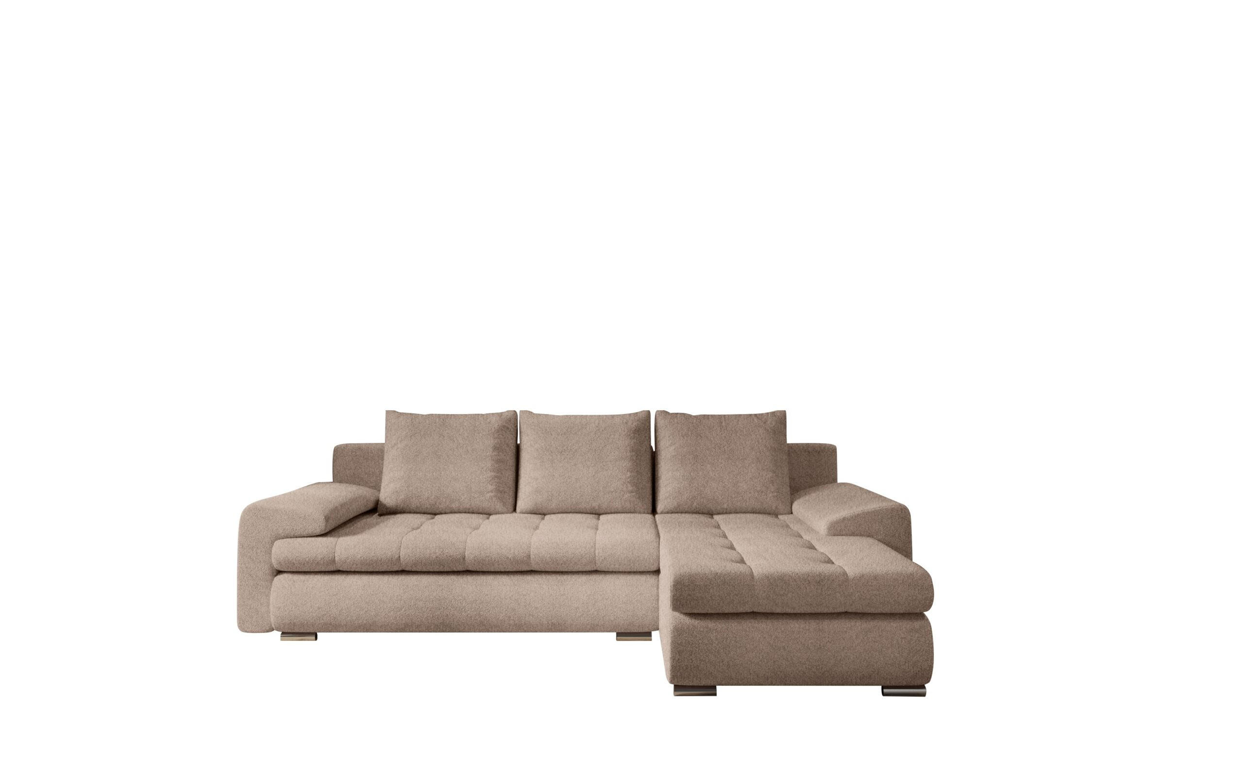 ECKSOFA TOMI Abriamo Rosa Rechts - Rosa, Holz (237/150cm) - Kaiser Möbel