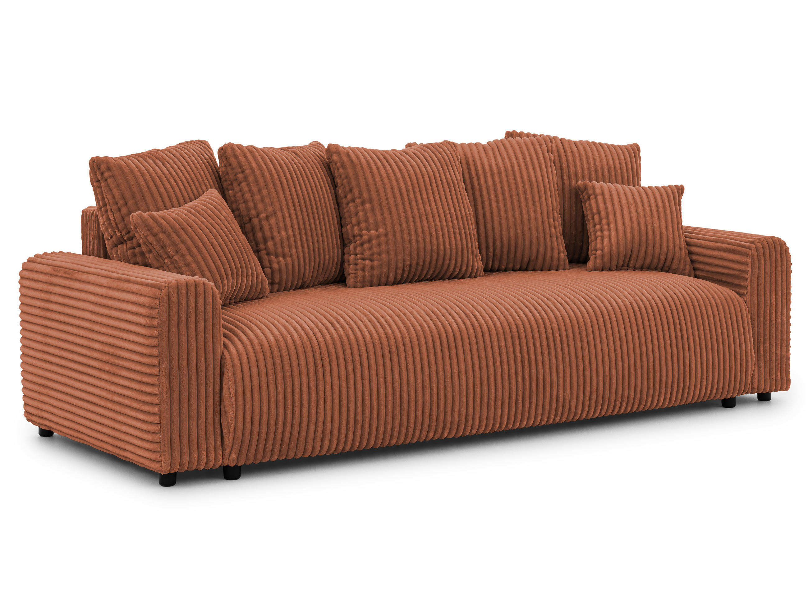 S-Style Schlafsofa Terracotta 239x88x98 cm