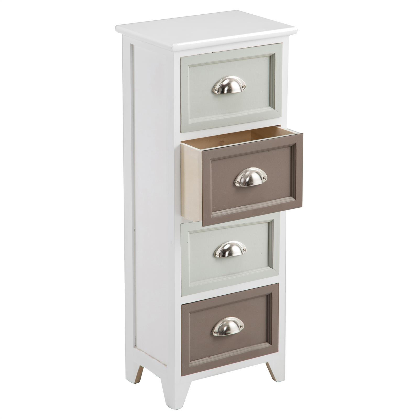 SCHUBLADENREGAL PAOLA - Weiß, Holzwerkstoff (30/78/22cm) - CARO-Möbel