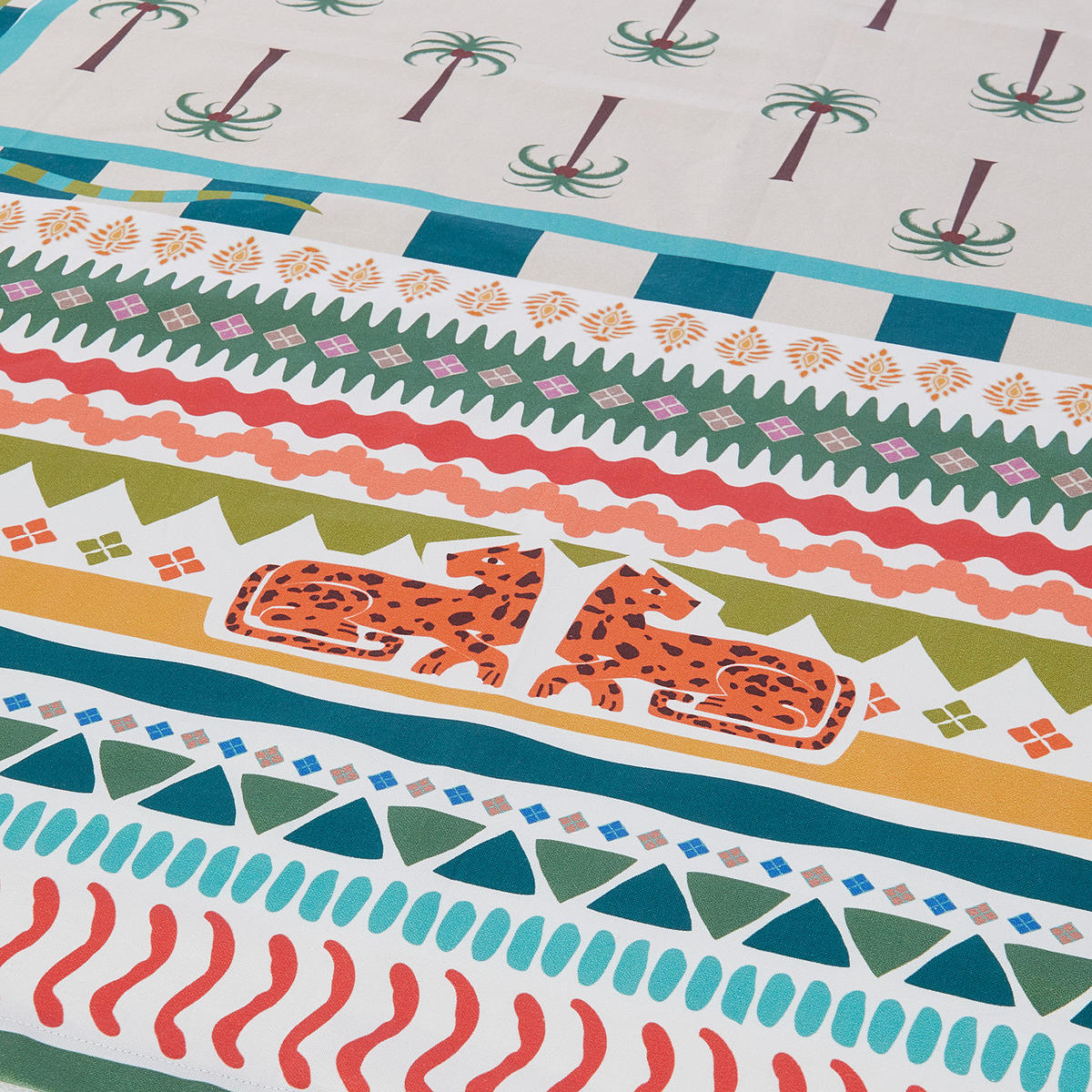 TISCHDECKE Cartagena - Multicolor, Textil (300/160cm) - BUTLERS