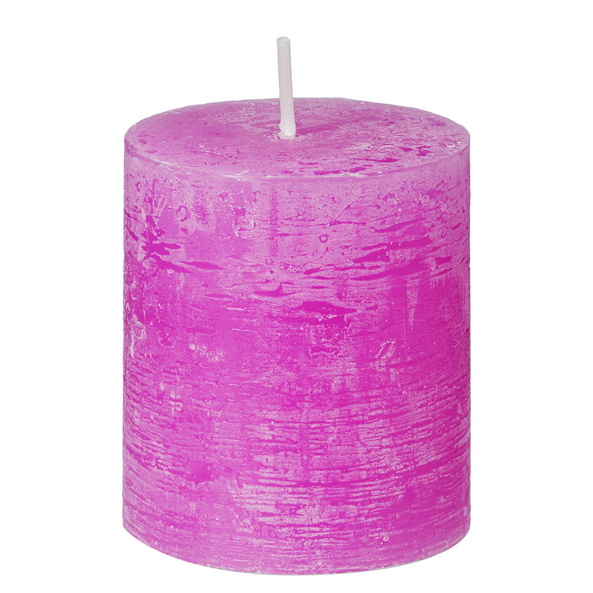 STUMPENKERZE (12er Set) Rustic - Pink, Paraffin (8cm) - Butlers