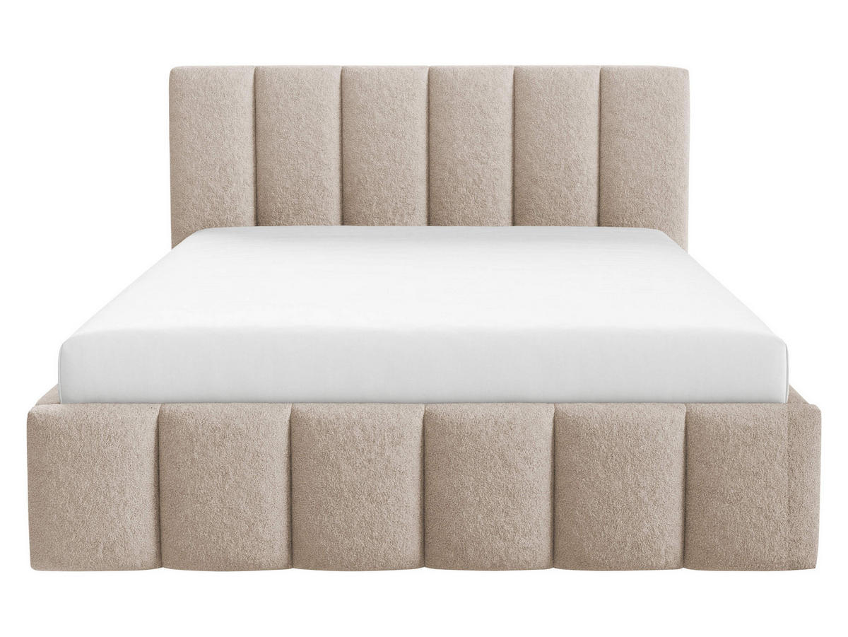 POLSTERBETT Lunaro - Beige, Holz/Textil (160/200cm) - MIRJAN24