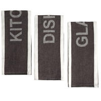 GESCHIRRTUCH-SET Essential - Braun, Textil (45/70cm) - home&you