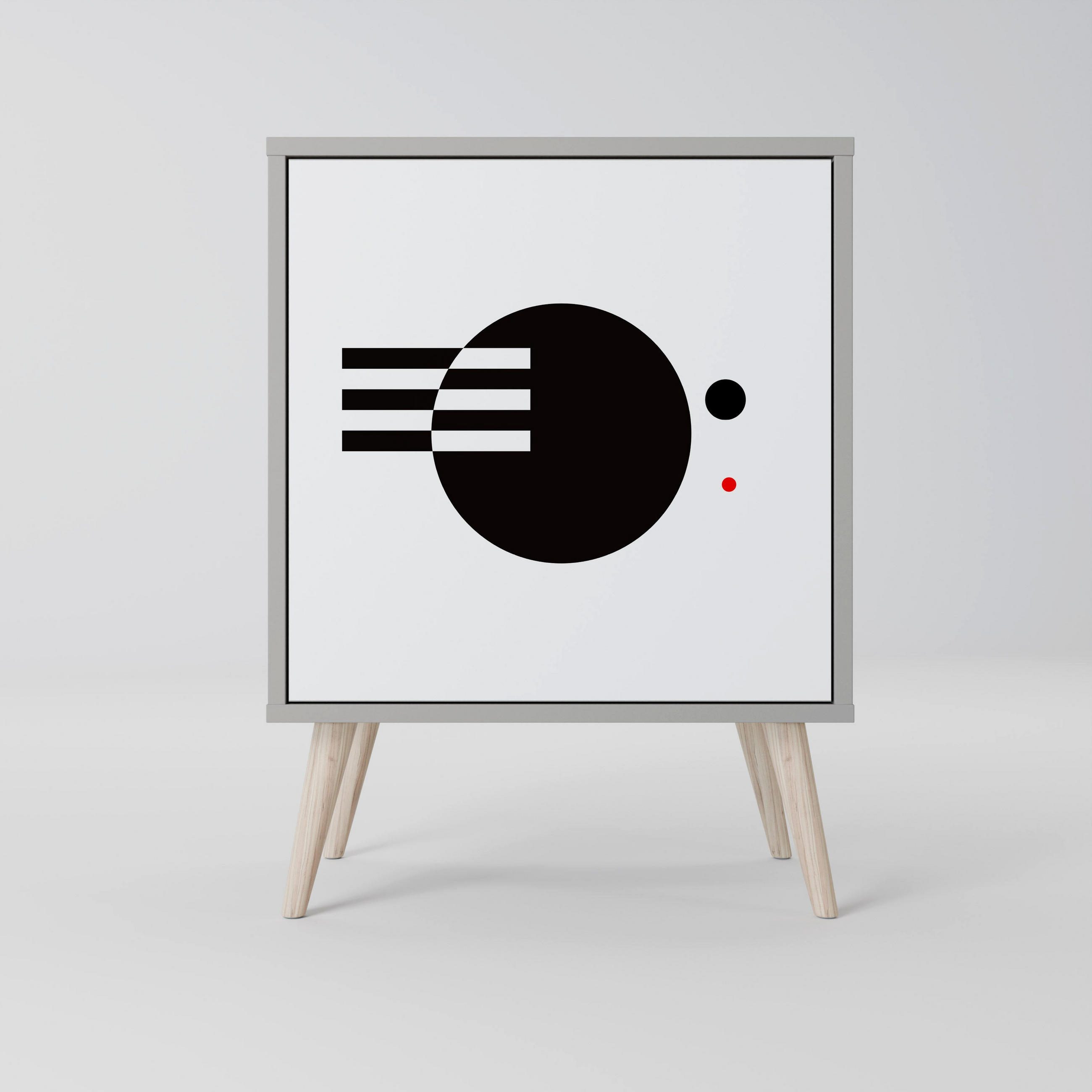 SpaceRebels Sideboard Grau 57.5x77.5x42 cm