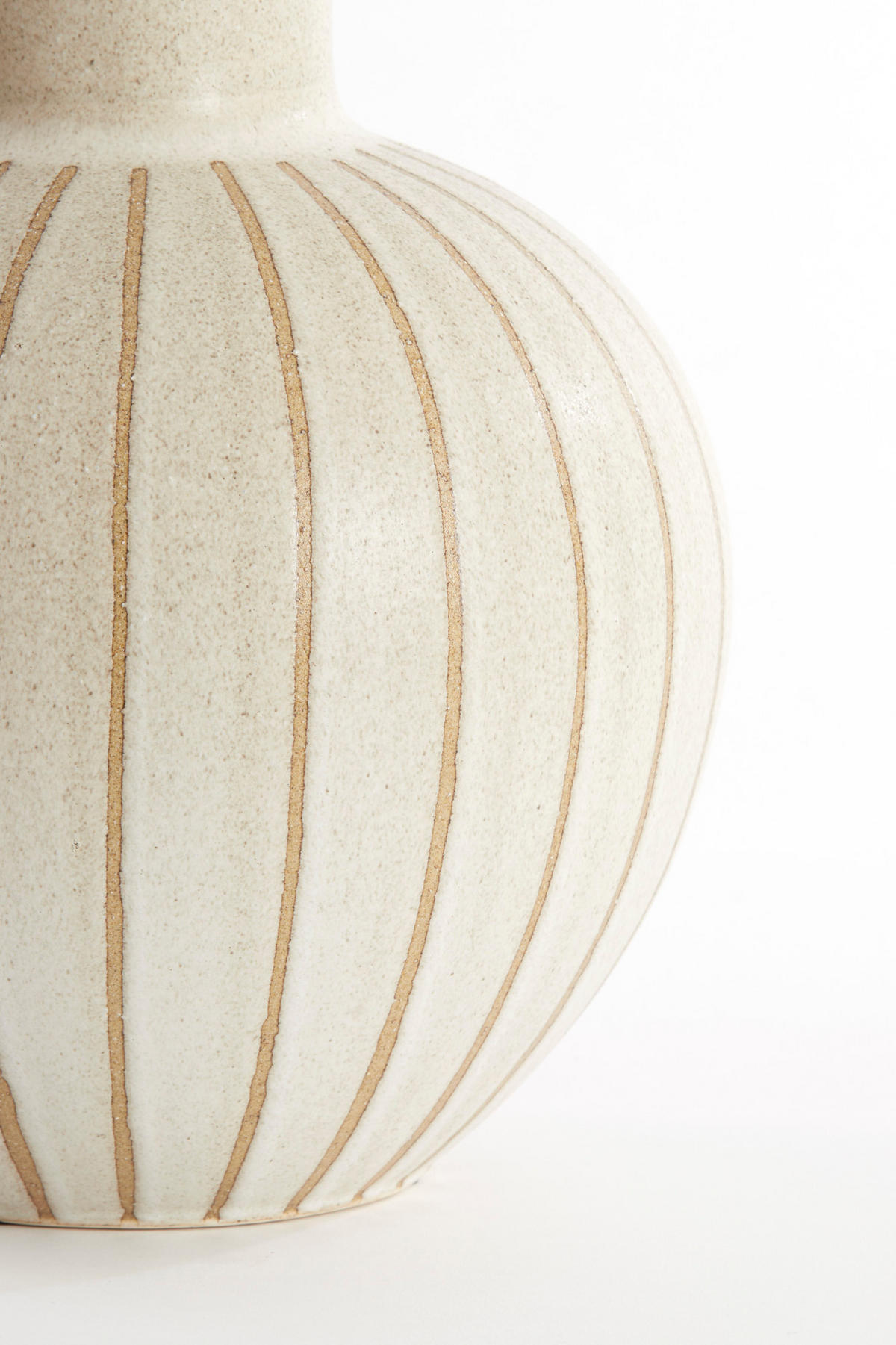 VASE Ulloa Braun Ø28,5/42 cm - Beige, Keramik (42cm) - Light & Living