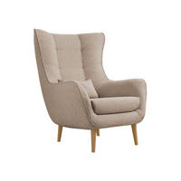 SESSEL Estjano Boucle - Beige, Holz/Textil (80/106/95cm) - MIRJAN24