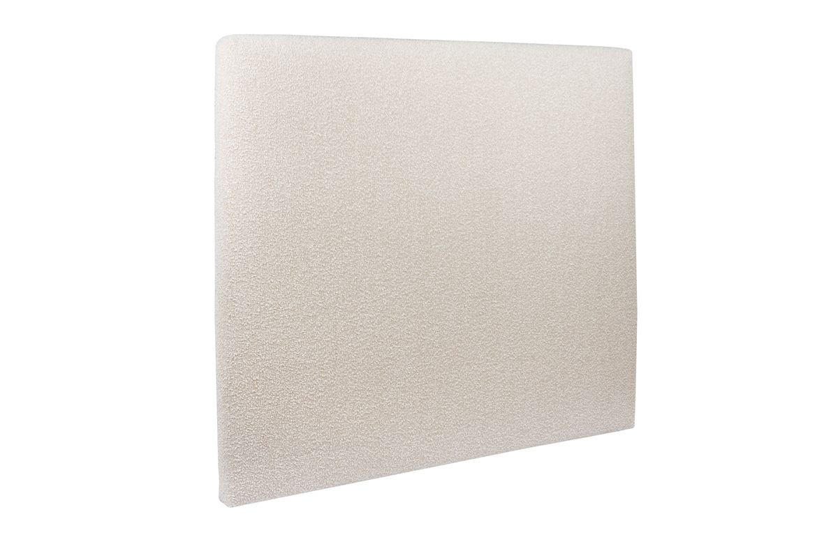 KOPFTEIL gepolstertes – hellbeiger Bouclé-Stoff - 200 cm - Beige, Karton/Holz (200/120/10cm) - Sommeil de Plomb